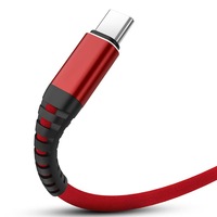 Kabel Tipe C Kepang, Kokoh, Tahan Lama, Anti Bengkok, Kabel Data Pengisian Daya, Kompatibel Dengan Perangkat Android, Smartphone Huawei Samsung