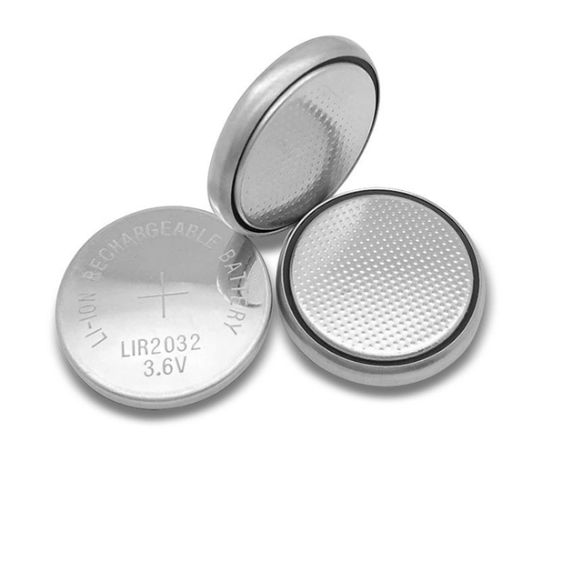 3.7V BELICELL LIR2032 Rechargeable Solid State Coin Cell Battery LiCoO2 Cathode 45mAh Capacity 4.2V Charging Voltage 500 Cycles