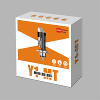 Mini Y1 MT Ampoule H4 LED Plug and Play H4 Projecteur Lentille Voiture Moto LED Phare Ampoule avec Ventilateur