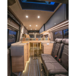 Nuovo Design Personalizzato di Fabbrica, Piattaforma di Visione con Letto Sollevabile in Legno per Interni Sprinter, per Furgoni Sprinter W906 W907 - Product Image 2