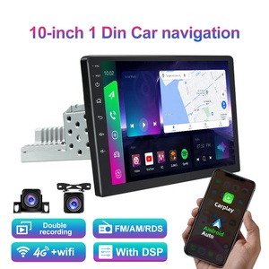 Universal IPS 9/10.1 Pulgadas Individual 1DIN Car Radio <span class=keywords><strong>Android</strong></span> GPS 1280*720 8- Core 2 + 32GB 4G Carplay DSP/RDS Car DVD Player - Product Image 2