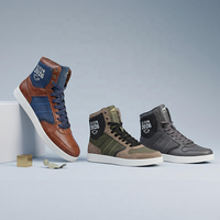 Chaussures de basketball montantes personnalisées pour hommes OLICOM, en cuir de vachette et daim synthétique, baskets décontractées légères, chaussures de sport personnalisées pour hommes