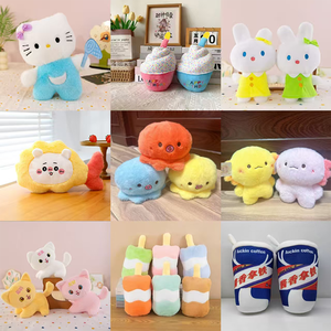 Juguete de Peluche de <span class=keywords><strong>Perro</strong></span> Pacha de 8 Pulgadas de Toy Factory, Lindos Regalos de Animales de Peluche Suaves para Navidad, Creativos Estilos Múltiples de Animales de Peluche - Product Image 2