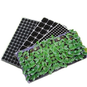 Hydroponic Large Plastic Seed Tray Seedling Starter Barley Fodder Seed Tray Propagator 50 72 128 Cell Barley Seedling Tray