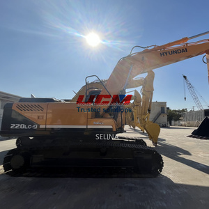 Pelle sur chenilles Hyundai R220LC-9TS d'occasion 90% Nouvelle boîte de vitesses à bas prix pour meilleur moteur-Composants essentiels inclus Puissance de 120kW 1,38 m³ - Product Image 4