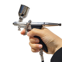 JiuTu Ensemble de pistolet pulvérisateur à gâchette professionnel pour la réparation et la remise à neuf de la peinture en aérosol du cadre du téléphone portable