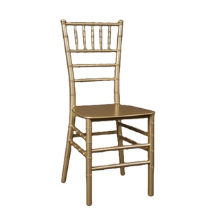 Qualità <span class=keywords><strong>oro</strong></span> resina di plastica sedia Chiavari per matrimoni durevole e per soggiorno all'aperto o uso del parco - Product Image 1