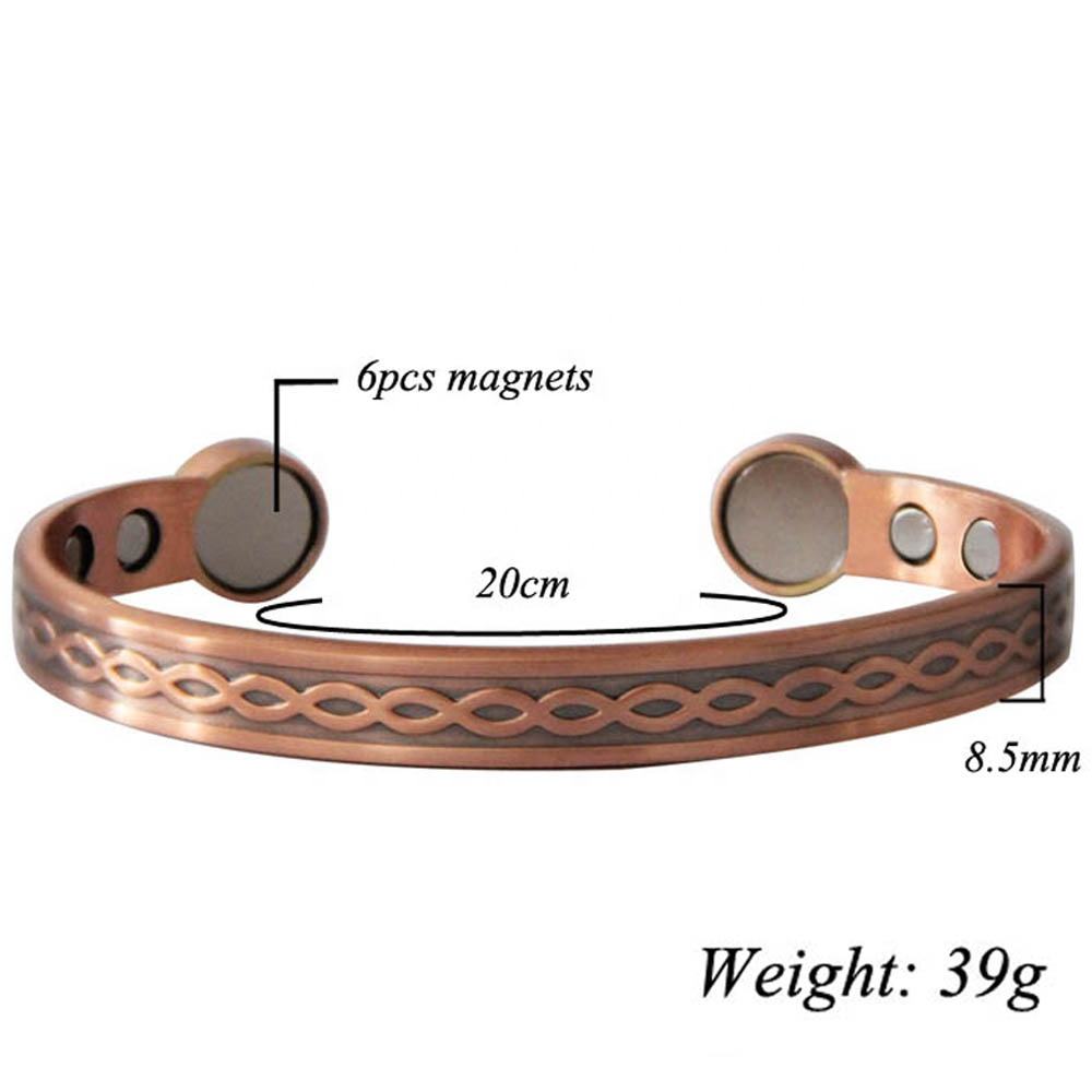 Bracciale In Rame Con 2 Magneti - Foto 4