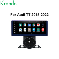 Unité principale Android 10.25 pouces pour Audi TT 2015-2022 Autoradio Navigation Auto Stéréo Multimédia GPS Sans fil CarPlay 4G Carte Sim