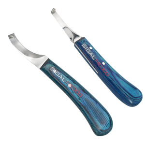 2pcs Set Double Edge Stainless Steel Blades Hoof Knife Veterinary Surgical Instruments Hoof Trimming CE Certified - Product Image 1