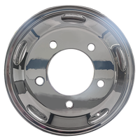 Haute Qualité Nouveau Jingu Niobium Composé Alliage Camion Roues 16x6.00J Jante De Roue En Acier Finition Argent Usine En Gros Camion Léger