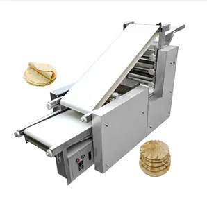 Big commercial small business soft roll cooked pizza chapati indian roti/chapati moulding making maker machine pita bread price