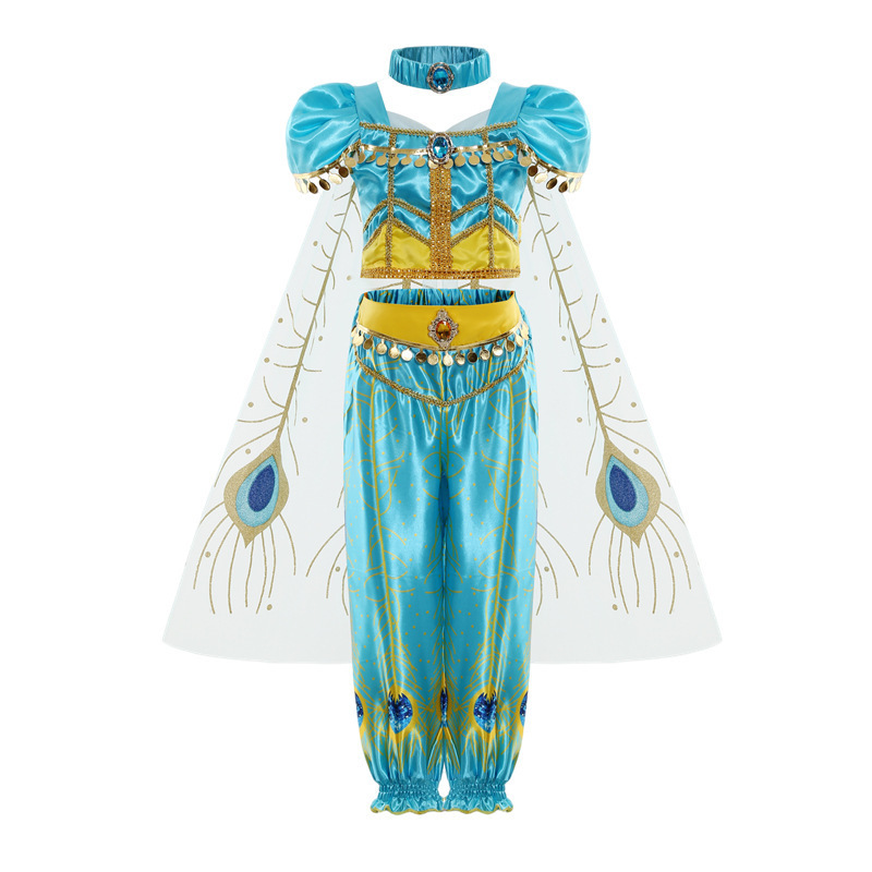 Amzbarley Movie Princess Jasmine Costume