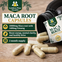 Stimule la santé sexuelle et reproductive, Maca Strong Man Power Plus Capsule, capsules de racine de Maca Plus pour hommes