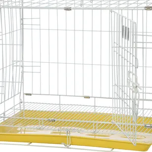 601# pet supplies Foldable Iron Wire metal indoor outdoor Large Folding Pet Dog Cage