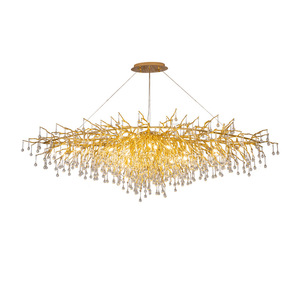 Candelabros de cristal clásicos, iluminación colgante para decoración del hogar, a la moda - Product Image 1