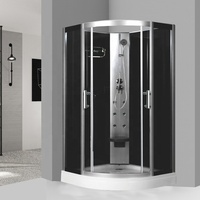 Cabine de douche en verre trempé de 8mm, design de secteur de la chine
