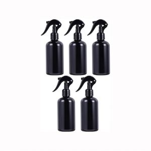 Trigger <b>Mist</b> Sprayer Empty Refillable 200ml 300ml Amber Black PET Round Plastic Toner Liquid Spray <b>Bottle</b> - Product Image 2