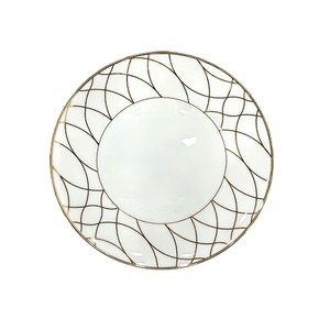 Luxury round Ceramic Charger Plate Good Quality Porcelain <b>Serving</b> <b>Dish</b> - Product Image 4