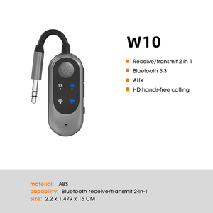 <span class=keywords><strong>Adaptateur</strong></span> émetteur-récepteur de voiture <span class=keywords><strong>Bluetooth</strong></span> Prises AUX 3.5mm pour haut-parleurs de voiture Récepteur de musique audio Hi-Fi Transmission et réception mains libres - Product Image 6