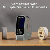 Pengering Filamen Creality Space Pi Satu Tombol untuk 12 Filamen, Kelembapan Real-time, Pemanas Udara Panas 360°, Kotak Pengering Filamen