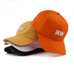 العلامة التجارية جودة تخصيص شعار الرياضة الرجال قبعة بيسبول ، 6 لوحة مطرزة مخصص كاب أبي قبعة