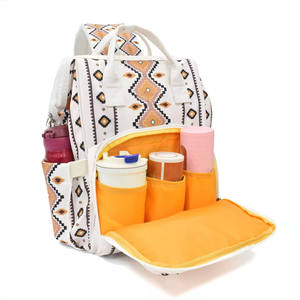 מכירה חמה התאמה אישית בסגנון אצטקי תיקי חיתול בד מערביים בעל קיבולת גדולה תרמיל מומיה - Product Image 6