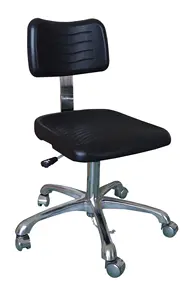 Tabouret de laboratoire d'atelier Chaises de sécurité ESD pour chaise pivotante pour salle blanche sans repose-main