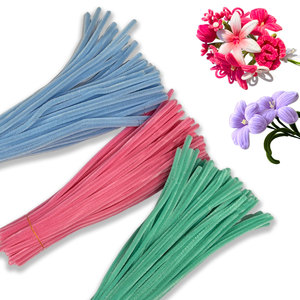 Kit de manualidades de 500 piezas, Kit de manualidades DIY para niños, materiales educativos preescolares, regalo de flores, palos peludos suaves, alambre de chenilla para Kit - Product Image 6