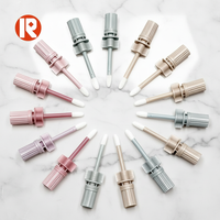 Capuchon cosmétique en plastique PE avec applicateur pinceau eyeliner à bec verseur, non toxique, anti-déversement, personnalisable, port de 7 mm, OEM/ODM disponible