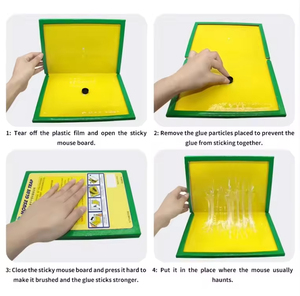 強力な粘着性のある使い捨てネズミ捕り 効果的な害虫駆除 鼠害対策 - Product Image 5