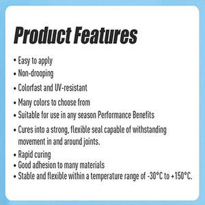 Axit Silicone Selant tùy chỉnh màu sắc Acetoxy Silicone sealant Chất bịt kín - Product Image 4