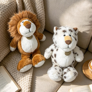 Custom Cute Jungle Animal Plush Toy Set Soft Fluffy <b>Sloth</b> Stuffed Animal Doll Kawaii Bedroom Decor Birthday <b>Gift</b> for Kids Girls - Product Image 2