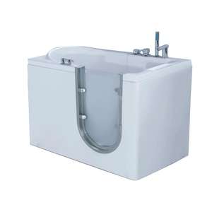 オープンドアバリアフリー横開放ウォークインバタブ高齢者用スタンドアローン入浴バスタブ座りマッサージ付き - Product Image 5