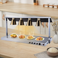 Luxuriöser Hochwertiger Edelstahl-Buffet-Wärmebehälter mit Energiesparfunktion A+++ für Restaurants & Hotels