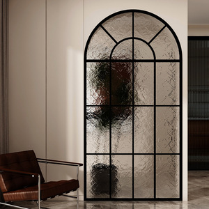 <span class=keywords><strong>Porte</strong></span> coulissante en alliage d'aluminium 2026 à <span class=keywords><strong>double</strong></span> vitrage en verre trempé, <span class=keywords><strong>porte</strong></span> de séparation <span class=keywords><strong>intérieure</strong></span> à <span class=keywords><strong>double</strong></span> <span class=keywords><strong>battant</strong></span> coulissant - Product Image 3