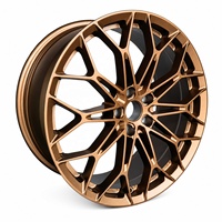 Rines Forjados Personalizados para Volkswagen Arteon 19, 20, 21", Diseño Medida, Negro Brillante, Rines Alto Forjado 12, 000T