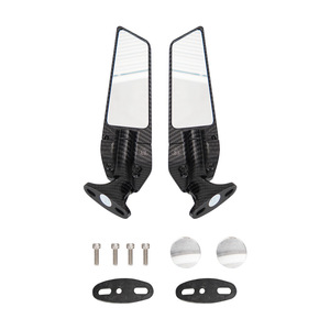 Spoiler de rétroviseur de moto en fibre de carbone, pour Kawasaki Yamaha Air Blade, rétroviseur amélioré, plat, sans distorsion - Product Image 2