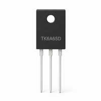 TK6A65D TO-220SIS 650V 6A N沟道功率MOSFET晶体管电子元件