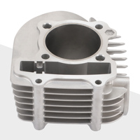 GOOFIT Kit de Reemplazo de Cilindro, Culata, Pistón y Junta de 62.5mm para Vehículos Todoterreno GY6 180cc 200cc 250cc