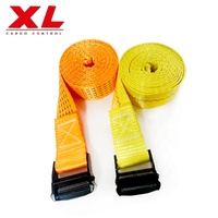Boucle à came noire de 2 pouces avec revêtement E, certifiée CE, haute ténacité, pour sangle de fixation sans crochet, ceinture de chargement de 5 cm, 1500 kg