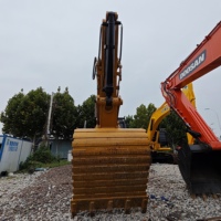 Excavatrice sur chenilles CAT 349 d'occasion, 49 tonnes, moteur, système hydraulique, faible nombre d'heures de travail