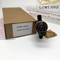 Inyector de Combustible Diésel 095000-6980 8-98011604-6 8-98011604-7 para Motor Isuzu 4JJ1, Repuestos para Excavadora