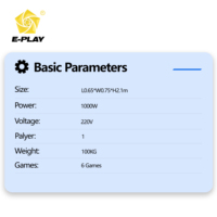Eplay Modèle 2026 Plateforme de sport en intérieur Simulateur de tir VR Monopluje Machine de tir 3D/5D/7D/9D avec casque VR pour centre commercial