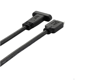 <span class=keywords><strong>C</strong></span>âble USB 3.1 femelle à Type <span class=keywords><strong>C</strong></span> femelle vers Type <span class=keywords><strong>E</strong></span> mâle, Extension avec vis de montage à panneau, pour ordinateur, haute vitesse, livraison gratuite - Product Image 5