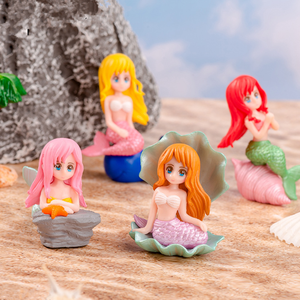 Kabuk <span class=keywords><strong>Mermaid</strong></span> ev süsler akvaryum balık tankı dekorasyon aksesuarları karikatür rakamlar Decos el sanatları süsler komik hediye - Product Image 1