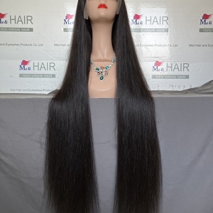 Peluca de Encaje Frontal Transparente 13x4 de 40 Pulgadas con Densidad del 300% y Pre-Pluck para Mujeres Negras, Cabello Humano Virgen 100% Más Voluminoso - Product Image 5