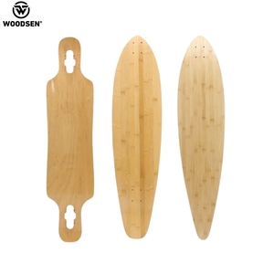 Planche à roulettes longue et portable WOODSEN, 7, 8 ou 9 plis, 50 à 90 pouces, en bambou, érable ou bouleau, haute vitesse, durable - Product Image 1