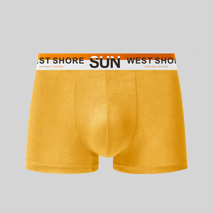 Venta al por mayor de ropa interior elástica suave de alta calidad de los hombres personalizados cómodos de algodón transpirable calzoncillos de tiro medio gran oferta Logo - Product Image 5