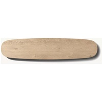 Table console moderne haut de gamme en bois RH, table d'entrée/couloir cannelée avec pieds arrondis pour salon, hôtel, appartement